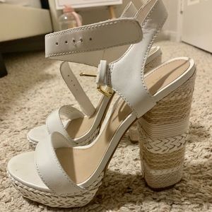 Aldo Huglag Platform Sandal - White